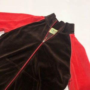 Juicy Couture Soft Fleece Zip Up Sweater
